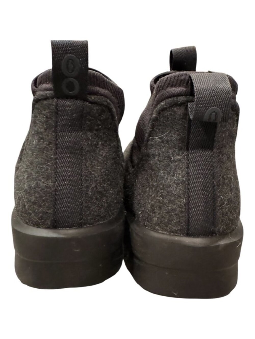 OOFOS OOmega Londoner Recovery Boots Women’s 7 Charcoal Gray Wool Blend - Picture 3 of 8
